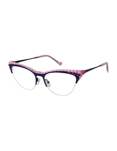 Betsey-Johnson BET-STRIPE-HYPE Eyeglasses Faites des économies